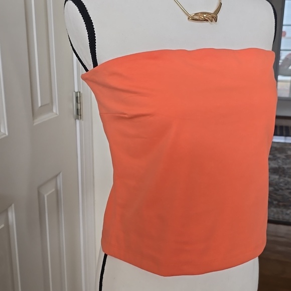 ARIZONA JEAN CO BRAND WOMEN'S JUNIOR SIZE ORANGE SUMMER STRAPLESS TUBE TOP XL - Picture 5 of 16